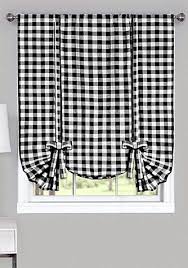 Black And White Buffalo Check Kitchen Curtains Achim Buffalo Check Window Curtain Valance Farmhouse Kitchen Curtains Kitchen Curtains Curtains