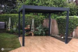 Classic Outdoor Living Pod A Minimalist Pergola Canopy Aluminum Pergola Canopy Outdoor Outdoor Rooms