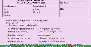 Maybe you would like to learn more about one of these? Soal Pat Ukk Kelas 5 Tema 6 Kurikulum 2013 Semester 2 Guru Maju
