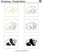 Panda Tekenen Met Kleuters Desenhando Animais Dieren Tekenen Panda Tekening Tekenen