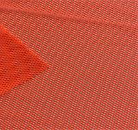 100% Polyester Fluorescent Net Mesh Fabric For Reflective Safety Vest