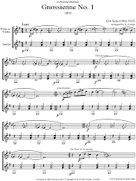 flute guitar sheet notes by erik