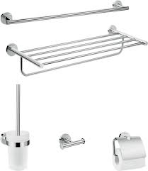 The grohe bathroom collection combines high end quality with contemporary bathroom. Bathroom Accessories Towel Racks Soap Dispensers Amp Shelves Hansgrohe Int