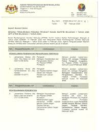 Leftenan muda maritim, gred t13 bintara muda maritim, gred t5. Spp Apmm Bilangan 1 Tahun 2020