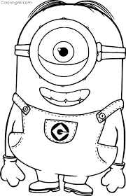 Free minions coloring pages to print and download. Minions Coloring Pages Coloringall