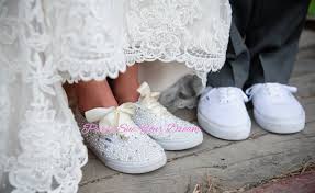 Custom Pearl And Crystal Rhinestone Bridal Vans Wedding Shoes Etsy Wedding Vans Converse Wedding Shoes Pearl Wedding Shoes
