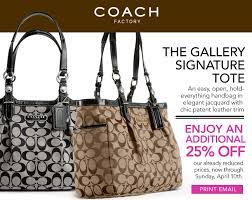 Customers are saving a fortune on the hottest styles in fashion and travel accessories for men. Coach Coupon 25 Off At Factory Outlets My Frugal Adventures
