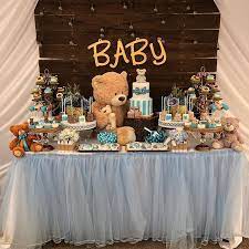 Pwincesscakesandcupcakesdesserttables2015 Teddy Bear Baby Shower Baby Bear Baby Shower Bear Baby Shower Theme