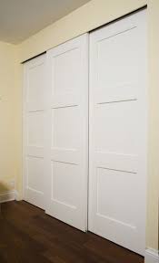 Porte 133d Coulissante Panneau 3 Moulure Shaker Option Art Deco Bedroom Closet Doors Sliding Closet Doors Closet Bedroom