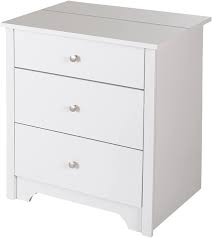Our concealment firearm nightstand with hidden gun storage tops off our bedroom suite by providing you with a quick and easy way to access your guns. Amazon Com South Shore Vito Nightstand With 2 Drawers And Charging Station Pure White Furniture Decor