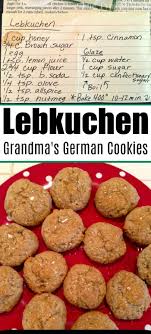 Lebkuchen Cookies Are Traditional German Gingerbread Cookies From My Grandmother She Ma Chewy Gingerbread Cookies Soft Gingerbread Cookies Easy German Recipes