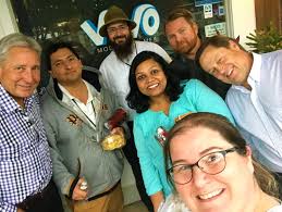 NHRG staff, Candice, Marc Byers and Tom Volick were honored to take our  DFPS consulting staff to lunch at VIVO