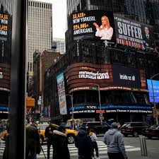 The couple threatened to sue for enormous compensatory and punitive. N Y C Billboards Pair Ivanka Trump And Jared Kushner With Damning Quotes And Statistics The New York Times