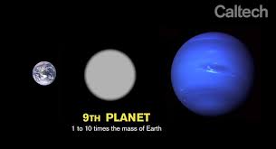 Size Comparison Of The Ninth Planet Against The Earth And Neptune It Is Smaller Than Neptune But Likely Bigger Than The Earth Planets Mass Of Earth 9 Planets