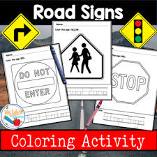 This 28 page resource includes 25 traffic signs coupled short explanations of what they are used for. Traffic Signs Coloring Worksheets Teaching Resources Tpt