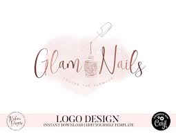 Nail Logo Design Nails Logo Logo Design Logo Premade Logo Etsy In 2020 Nail Logo Logo Design Salon Logo Design