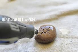 Carving Rocks With A Dremel Dremel Crafts Rock Crafts Pagan Crafts