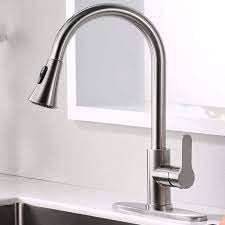 Kohler coralais double handle laundry faucet. Buy Amazing Force Kitchen Faucet With Pull Down Sprayer Kitchen Sink Faucet Single Handle Kitchen Faucet Brushed Nickel Utility Sink Faucet For Laundry Sink Stainless Steel Online In Indonesia B08353bcdg