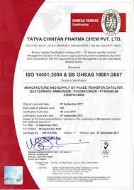 Tatva chintan pharma chem pvt ltd, is one of the fastest growing company in manufacturing of specialty chemicals with world class facilities at ankleshwar, dahej sez & r&d center at vadodara. Tatva Chintan Chemical Manufacturer Supplier Exporter Ptc Quats