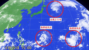 ダブル熱帯低気圧のうち、西側が発達する計算多数（杉江勇次）
