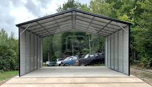 The cost for a 24x24 two car garage ranges from around $13,500 for a standard garage with smartsiding to around $30,900 for a legacy two story detached garage with clapboard siding. 24x24 Carport Buy 24x24 Metal Carport At Affordable Prices