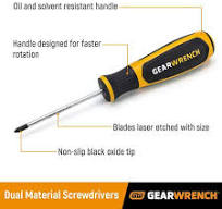 GEARWRENCH 20 Pc. Phillips/Slotted/Torx Dual Material Screwdriver Set 80066H