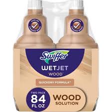 I, of course, wanted to try it (you guys know how i adore clean floors) and was blown away by how well the sweeper worked. Swiffer Wetjet Quickdry Formula Wood Floor Cleaner 2pk 84 4 Fl Oz Target