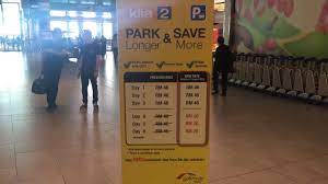 Parking at gateway@klia2 for a week now costs only rm218 instead of rm322 before the revision! Parking Rate Klia2 Kuala Lumpur International Airport Terminal Youtube
