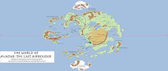 Avatar The Legend Of Aang World Map Mapping Avatar: The Last Airbender | Atlas Of Ice And Fire