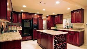 Wall Colors That Go With Red Mahogany B55d In Wow Home Interior Design Ideas With Cherry Cabinets Kitchen Kitchen Cabinets And Countertops Cherry Wood Kitchens
