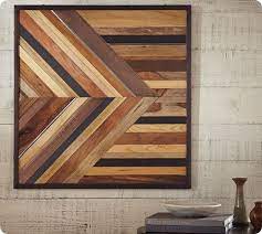 Geometric Pieced Wood Wall Art Knockoffdecor Com Wood Wall Art Staining Wood Reclaimed Wood Wall Art