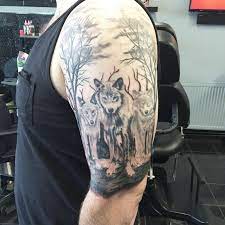My Wolfpack 3 Wolves Tattoo White Wolf Tattoo Wolf Tattoos Wolf Tattoo Shoulder