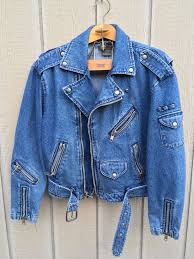 Vintage Calvin Klein Sport Denim Jean Moto Jacket Double Rider Calvinklein Jeanjacket Odezhda Denim Dzhinsy Zhenskaya Moda