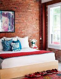 Pin By Mary Bonomo On Home Renovation Ideas Brick Bedroom Brick Wall Bedroom Chic Bedroom Design