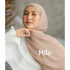 Pashmina ceruty babydoll warna milo. P5pw2xydga2nzm