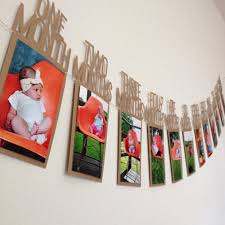 1 12 Month Baby Photo Holder Kids Birthday Gift Decorations Photo Banner Monthly Photo Frame Wall Baby Photo Folder 25 Buy At The Price Of 2 63 In Aliexpress Com Imall Com