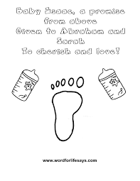 She had the little baby she had always wanted. Baby Isaac Coloring Pages Download And Print For Free