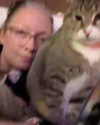 Roseanne is out here looking two different directions at the same time, and  STILL hasn’t found ONE forever home for her and Dan!, Look at Dan… sprawled  out and taking every opportunity to smother his ...