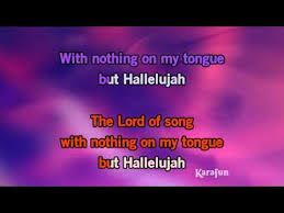 Karaoke Hallelujah Sing Youtube Karaoke Songs Singing