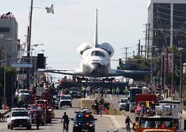 Maybe you would like to learn more about one of these? Space Shuttle Endeavour Rolls Through Los Angeles The New York Times