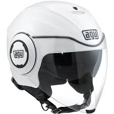 Agv Fluid Pearl White The Helmet Warehouse