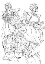 Dragon ball z piccolo coloring pages. Meet Goku And Friends In Dragon Ball Z Coloring Pages Whitesbelfast Com