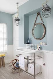 Paint the underside of a bathroom sink apple green. 69 Sea Inspired Bathroom Decor Ideas Digsdigs