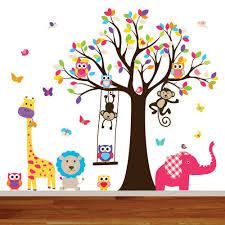 kinderkamer muur sticker kids muur sticker sticker vinyl etsy jungle wall decals nursery wall stickers kids wall decals