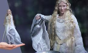 Conceptual art for galadriel in white council gown from the hobbit: Collecting The Precious Asmus Toys Galadriel 1 6th And New Q Bitz Announcement Lord Of The Rings On Amazon Prime News Jrr Tolkien The Hobbit And More Theonering Net
