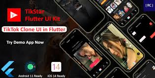 Free Download Tiktok Clone App Ui In Flutter Template Short Video Streaming App Ui Template In Flutter Nulled Latest Version Downloader Zone
