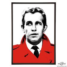 Buy Ian Hendry as Dr David Keel in the Avengers Stylish Pop Art Print by  Art & Hue Online in India
