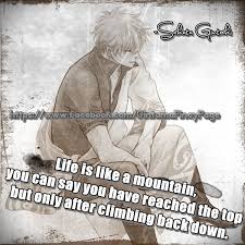 Although you can't see it, i feel it going right through my head and down to my legs, and i know. Gintama Quote Gintama Fan Art 34951544 Fanpop