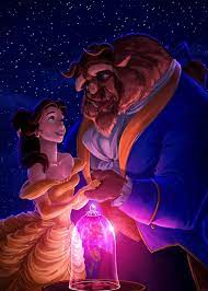 Beauty And The Beast By Elaina F Disney Beauty And The Beast Disney Background Cute Disney