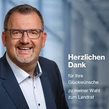Ich bedanke mich herzlich für die zahlreichen Glückwünsche und freundlichen  Worte zu meiner Wahl zum Landrat des Landkreises Freudenstadt. Es ist mir  eine große Ehre, diese verantwortungsvolle Aufgabe übernehmen zu dürfen.  Ihre